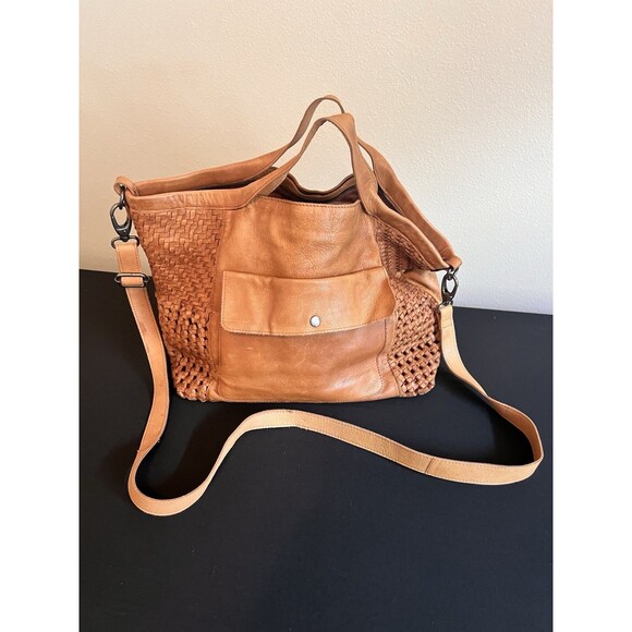 Latico Leathers Martine Large Leather Tote Bag With Crossbody / Shoulder Strap - Picture 1 of 10